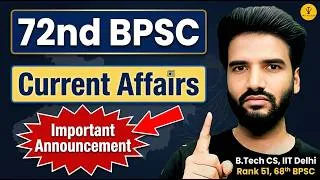 Thumbnail: REVOLUTION in *Current Affairs* for 72nd BPSC ⚠️ #iasvalley