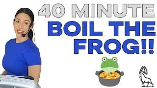 Thumbnail: BOIL THE FROG! 🐸🔥 40-Min Treadmill Running Intervals for Endurance