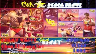 Thumbnail: STREET FIGHTER 6 [PS4] #BEACHBLAST CWA ALL-STARS BEACH BRAWL: Cammy-ChunLi-Zangief v Elena-Juri-Luke