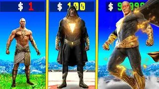 Thumbnail: $1 BLACK ADAM to $1,000,000,000 in GTA 5