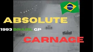 Thumbnail: Formula 1 🇧🇷 1993 Brazilian GP | 9 DNFs | Absolute Carnage | Heavy Rain 🌧️#hq  #chaos #heavyrain