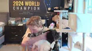 Thumbnail: Ilia malinin and the quad cats streaming on twitch 
