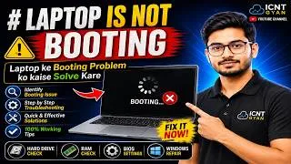 Thumbnail: Laptop is Not Booting? Fix Booting Problem Step by Step  Laptop Boot Repair Guide in Hindi ICNT Gyan