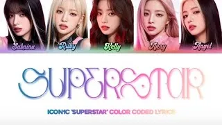 Thumbnail: ICON1C 'SUPERSTAR' LYRICS COLOR CODED 