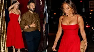 Thumbnail: Jennifer Lopez 57 Turns Heads in NYC With Her Jaw-Dropping Red Dress