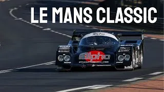 Thumbnail: Le Mans Classic 2025 : Porsche 962 C and Lola T70 Mk III B racing on the most demanding track