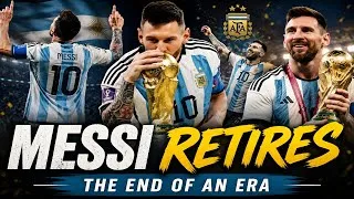Thumbnail: Messi Announced the International Retirement | The End of a Legendary Story | Messi Retirement! 