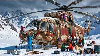 Thumbnail: बर्फीले पहाड़ों में मिला पुराना Helicopter 😱 | 4 लड़कियों का खतरनाक Adventure #giant #helicopter