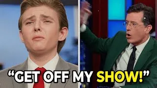 Thumbnail: Stephen Colbert Makes Barron Trump Cry On Live TV After Heated Clash