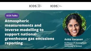 Thumbnail: ICOS Talks: Atmospheric measurements & inverse modelling to support national GHG emission reporting