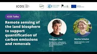 Thumbnail: ICOS Talks: Remote sensing of the land biosphere to support quantification of carbon emissions