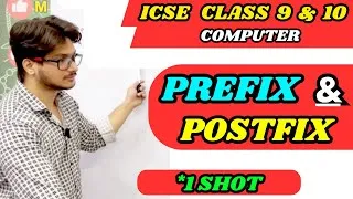 Thumbnail: Prefix & Postfix Operators in Java | ICSE Class 9 & 10 Computer | ++i vs i++ Explained