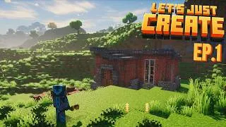 Thumbnail: I Built My Starter Base on a Create Aeronautics SMP!
