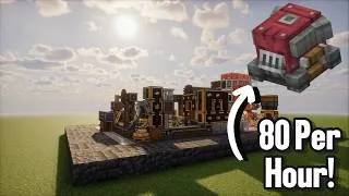 Thumbnail: This Create Mod Farm AUTOMATES Portable Engines!
