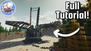 Thumbnail: This is the BEST Mining Machine In Create Aeronautics | Block-By-Block Minecraft Tutorial