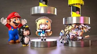 Thumbnail: Super Mario DESTROYS Gugu Gaga Penguin & Phoebe Chupi! 😂🐧💀