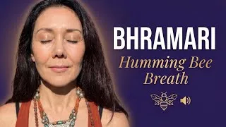 Thumbnail: Bhramari Pranayama for Beginners | Humming Bee Breath for Calm and Stress Relief