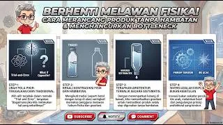 Thumbnail: Jangan Melawan Hukum Fisika! ⚡ Cara Merekayasa Produk Tanpa Gesekan & Menghancurkan Hambatan #triz