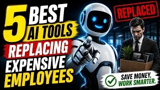 Thumbnail: AI Tools That Will Replace Expensive Employees in 2026