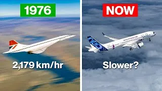 Thumbnail: New York to London took 3 hours… Now it takes 7.