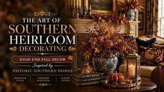 Thumbnail: The Art of Southern Heirloom Decorating 🍁 High-End Fall Decor Inspired by Historic Southern Homes