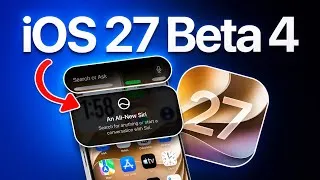 Thumbnail: iOS 27 Beta 4 is Out - 10+ New Features and Changes! 