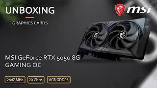 Thumbnail: MSI GeForce RTX 5050 8G GAMING OC - Unboxing