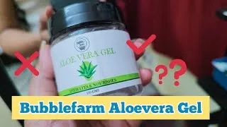Thumbnail: Bubblefarm Aloevera Gel-First Impression ❌✅