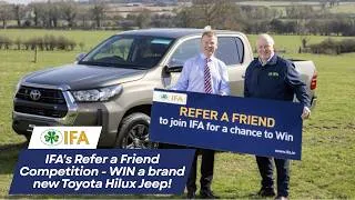 Thumbnail: IFA's Refer a Friend Competition - WIN a brand new Toyota Hilux Jeep!