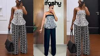 Thumbnail: How to Make a Strapless Peplum Top |Beginner Friendly Tube Flare Top |African Print six pieces Top
