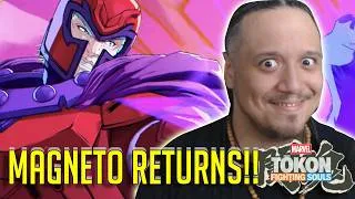 Thumbnail: Magneshh is Back!! Yipes Reacts to Magneto Reveal | Marvel Tokon: Fighting Souls |