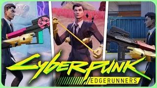 Thumbnail: I Tried UNRELEASED Cyberpunk Edgerunners Mythics in Fortnite!