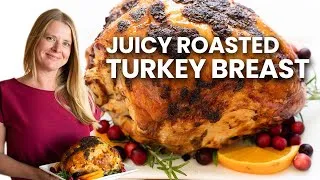 Thumbnail: JUICY ROASTED BONE-IN TURKEY BREAST | easy turkey crown recipe with crispy skin