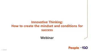 Thumbnail: Innovative thinking