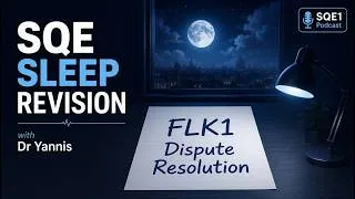 Thumbnail: FLK1 Dispute Resolution : Sleep Revision