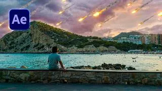 Thumbnail: Cinematic Meteor Effect - Full After Effects Tutorial (No Plugins)