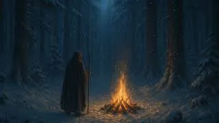 Thumbnail: A Winter Night in the Forest | Relaxing Medieval Ambient Music for Calm & Focus