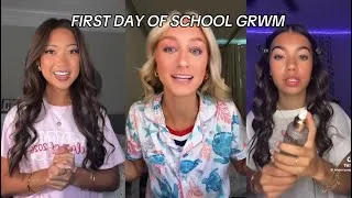 Thumbnail: FIRST DAY OF SCHOOL GRWM 😇📚|| tiktok compilation 