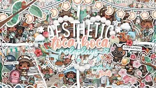 Thumbnail: 28 minutes of AESTHETIC toca family roleplays 🌧️🌷🌿⭐️ || *VOICED* 🎙️|| Toca Boca Life World Roleplay🌺