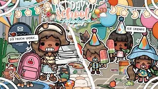 Thumbnail: *CHAOTIC* Last day of SCHOOL 🏫🌺🐢☀️📚|| *VOICED* 🎙️|| Toca Boca Life World Roleplay 🥨🌷⭐️🫧🍐🌺