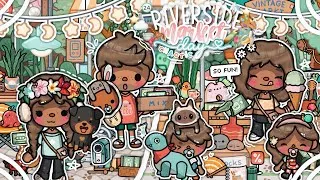 Thumbnail: *CHAOTIC* riverside market day! *PET CHARITY* 🐶🌺🌞🌧️🌿 || *VOICED* 🎙️|| Toca Boca Life World Roleplay