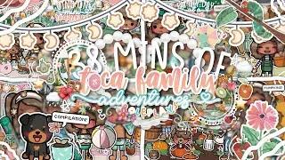 Thumbnail: 38 minutes of *AESTHETIC* toca boca family ADVENTURES 🌷🌞🌧️🥨🥝 || *VOICED* 🎙️|| Toca Boca Life World