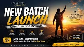 Thumbnail: BRAND NEW BATCH IIT JAM & GAT B 11.8 - 2027