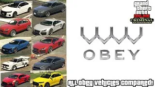 Thumbnail: GTA Online - All 10 Obey Vehicles Compared! (With Obey 10f)