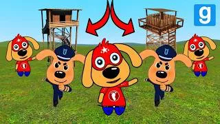 Thumbnail: Puco and Sheriff Labrador vs Towers I Garry's Mod