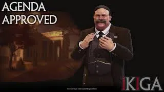 Thumbnail: AMERICA - TEDDY STRONG LIKE A BULL MOOSE FROM BULL MOOSE PARTY ALL VOICED QUOTES & DENOUNCE CIV 6