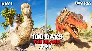 Thumbnail: I Spent 100 Days on The Island In Ark Survival Ascended