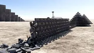 Thumbnail: GIANT CONCRETE WALL DOMINO EFFECT DESTROYS THE EARTH!