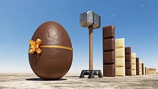 Thumbnail: The Biggest Chocolate Bar Domino Run You'll Ever See
