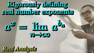 Thumbnail: Rigorously Defining Real Number Exponents Using Limits (ILIEKMATHPHYSICS)